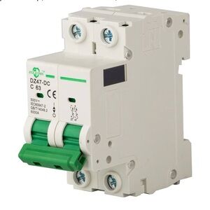 DZ47-DC C63 Green & White DC Circuit Breaker